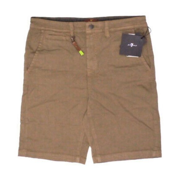7 For All Mankind Boy's Five Pocket Chino Shorts - Picture 1 of 10